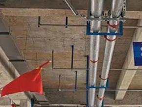 临江管廊支架的安装方法